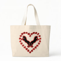 Heart Full of Horses Tote Bag