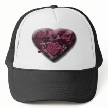 Heart Gems Collection hats by SuanSKatra Heart Gems Collection hats