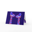 HEART GIRAFFES Card