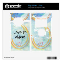 Heart Graphic Skin for Camera Skins For The Flip Ultra