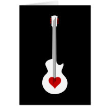 Heart Guitar Card