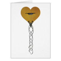 Heart Guitar Cards