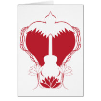 Heart Guitar Spirit cards