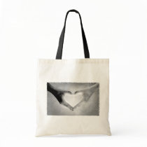 Heart Hands B&W Photo Bag