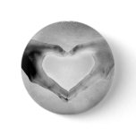 Heart Hands B&W Photo Pin