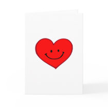 Heart (Happy Face) cards by TeeZazzle Heart (Happy Face) cards