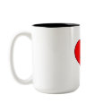Heart (Happy Face) mugs by TeeZazzle Heart (Happy Face) mugs