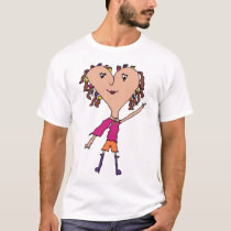 Heart Head #1 t-shirts