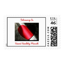 Heart Healthy Month postage by meia7214N Heart Healthy Month postage