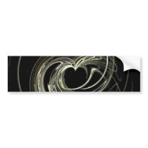 Heart, Heart, Love bumper stickers