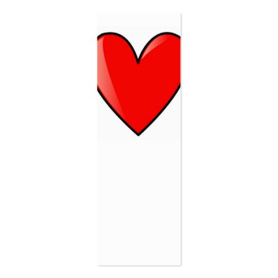Heart &amp; Hearts Business Card by shayneemelissa