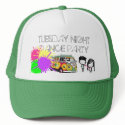heart, Hippie-13, paintsplatter, TUESDAY NIGHTD... hats