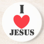 HEART, I, JESUS DRINK COASTER