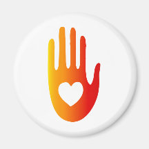 Heart in Hand Magnet