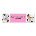 Heart in Hawaii bumper sticker bumper stickers by Hawaiian_Cards_Gifts Heart in Hawaii bumper sticker bumper stickers