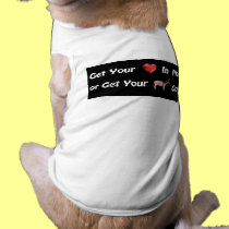 heart in maine black pet clothing