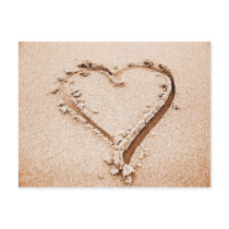heart in sand postcards by pulpink heart in sand postcards