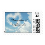 Heart in the Clouds, Blue Sky Romantic Love stamps