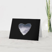 Heart in the Clouds Valentine Love cards