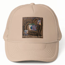 Heart in the sand Awareness Hat Kaki