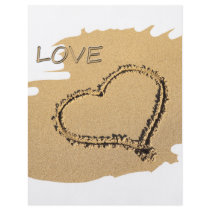 Heart in the sand flyers by BurchellDesign Heart in the sand flyers