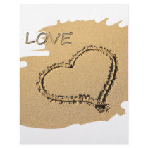 Heart in the sand letterhead by BurchellDesign Heart in the sand letterhead