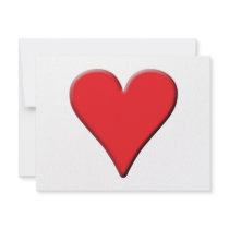 Heart invitations