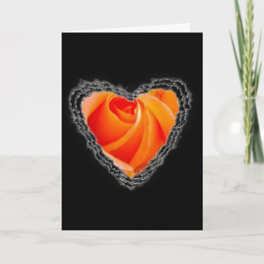 Heart is a Rose Valentine Love Card