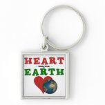 Heart is anagram for Earth Key Chains