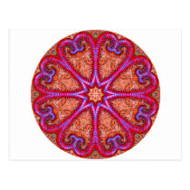 Heart Kaleidoscope postcards