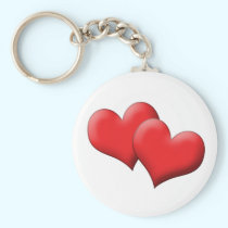 Heart keychains