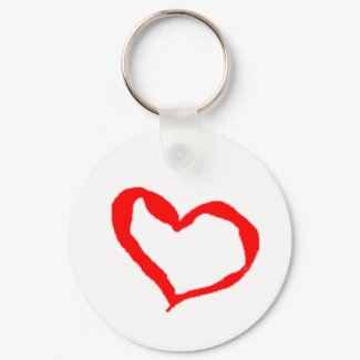 heart keychain