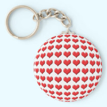 Heart keychains