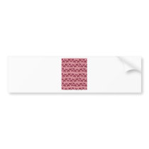 heart knitwear bumper sticker