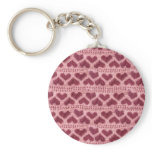 heart knitwear key chain