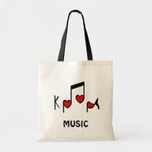 Heart Korean Pop music!  KPOP! Bag