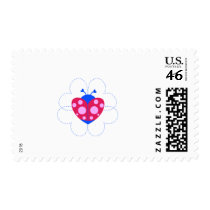 heart ladybug sets.ai postage