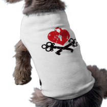 Heart Lock and Keys pet clothing by visualnewbie Heart Lock and Keys pet clothing