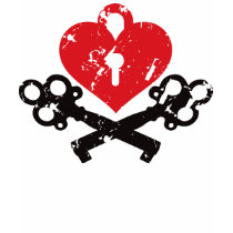 Heart Lock and Keys t-shirts by visualnewbie Heart Lock and Keys t-shirts
