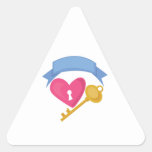 Heart Lock Sticker