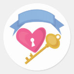 Heart Lock Sticker