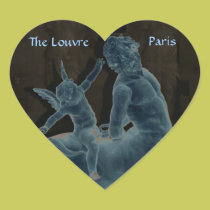 Heart Louvre Sculpture Stickers stickers