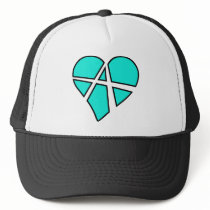 Heart Love Anarchy Symbol Anarchist Anarchism Hats