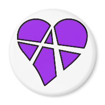 Heart Love Anarchy Symbol Anarchist Anarchism magnets by inquester Heart Love Anarchy Symbol Anarchist Anarchism magnets
