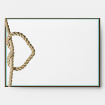 Heart Love Knot Western Wedding Envelope
