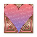 Heart Love Magnet Template by MagnetMadness Heart Love Magnet Template
