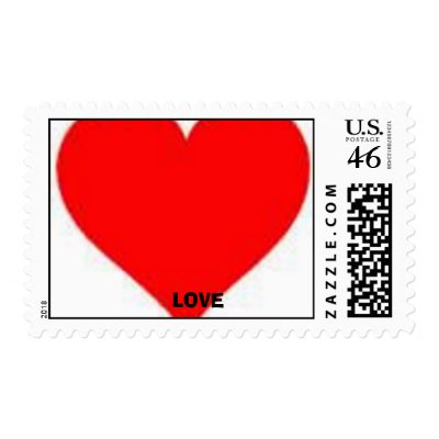 heart, LOVE Postage Stamps by sammy32779