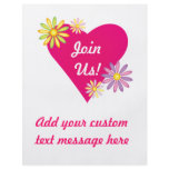 Heart Love Romance Stationery flyers