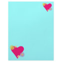 Heart Love Romance Stationery letterhead