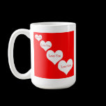 Heart Love You Mug mugs